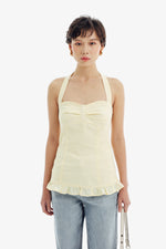 Cabana Top in Baby Yellow