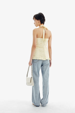 Cabana Top in Baby Yellow
