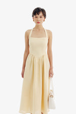 Odette Dress in Butter Yellow