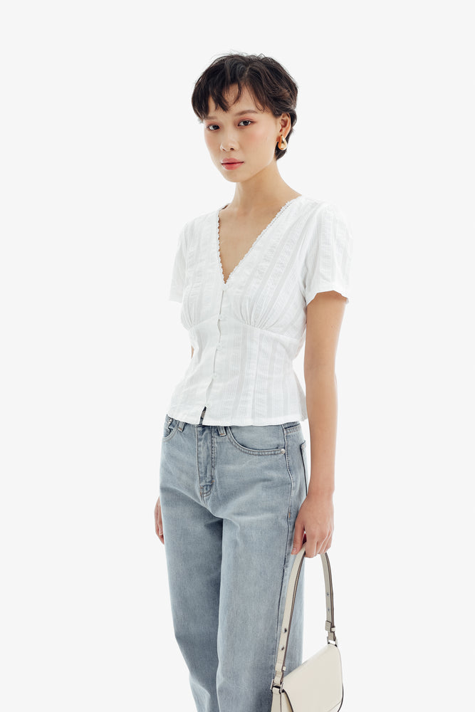 Willow Top in White