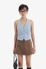 Lisbon Top in Stripe Blue