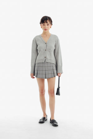 Jackie Cardigan in Grey