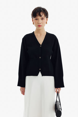 Jackie Cardigan in Black