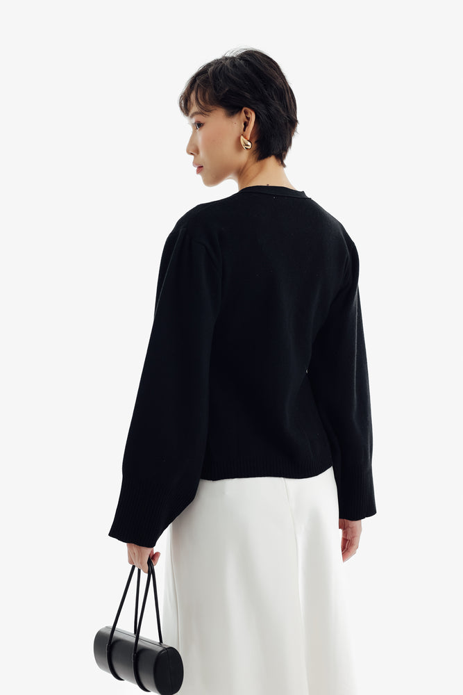 Jackie Cardigan in Black