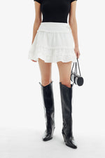 Petal Skirt in White