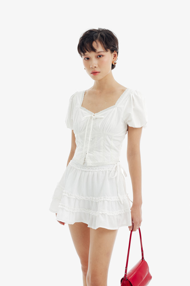 Shira Top in White