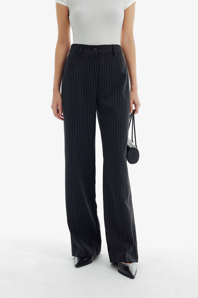 Gigi Pants in Stripe Black