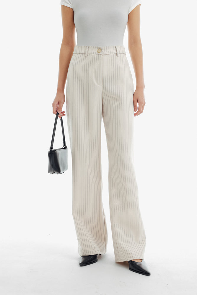 Gigi Pants in Stripe Cream