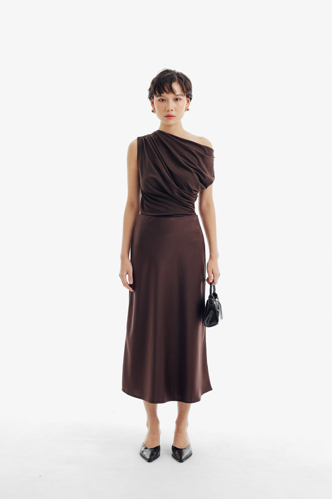 Yoojung Skirt in Brown