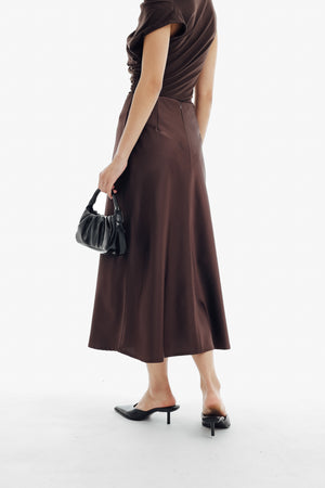 Yoojung Skirt in Brown
