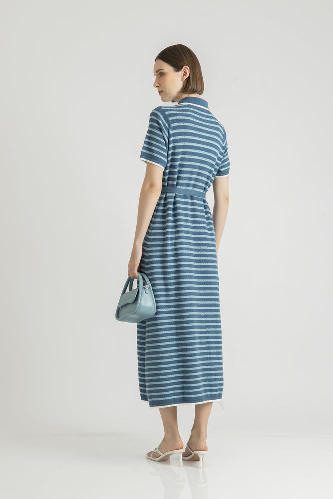 Haewon Dress in Blue
