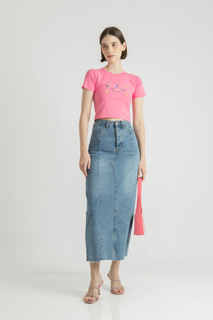 Baddie Babytee in Pink
