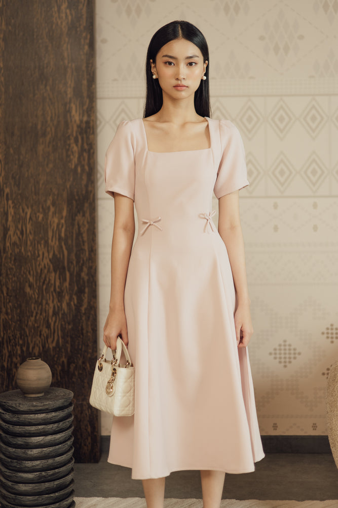 Suan Dress Sleeve Pink