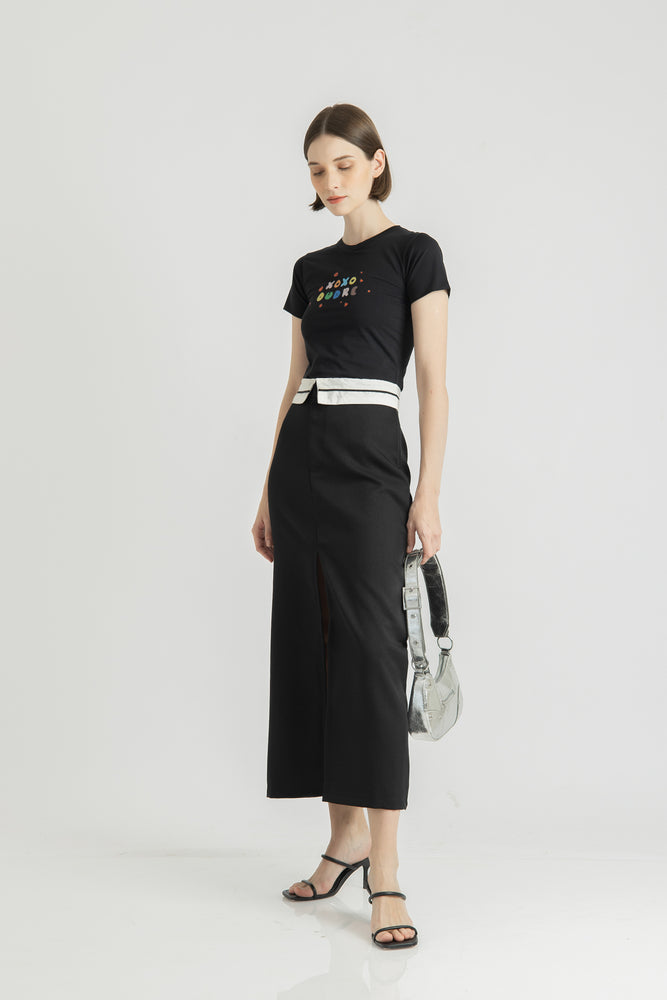 Xoxo Babytee in Black