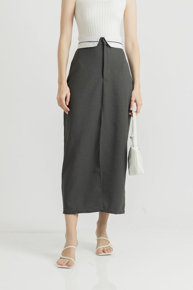 
            
                Load image into Gallery viewer, Aena Skirt in Grey
            
        