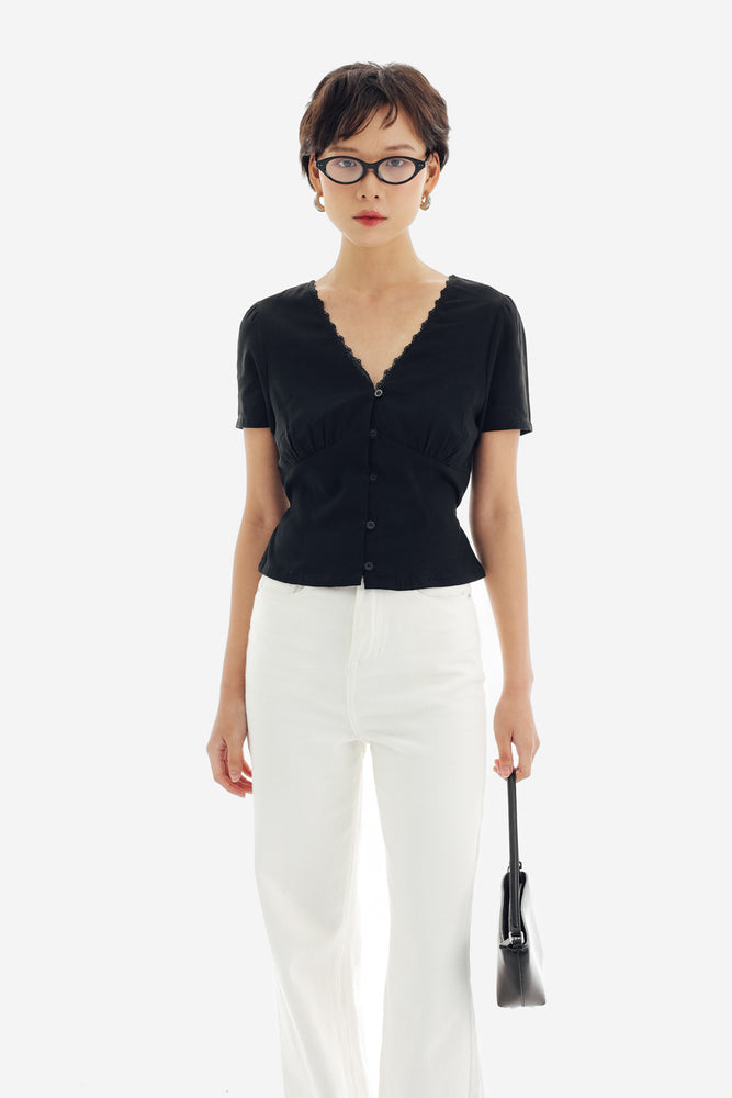 Willow Top in Black