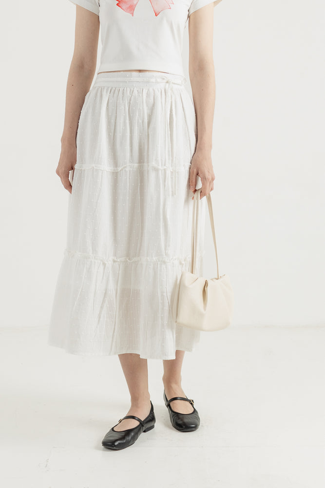 Mae Skirt in White