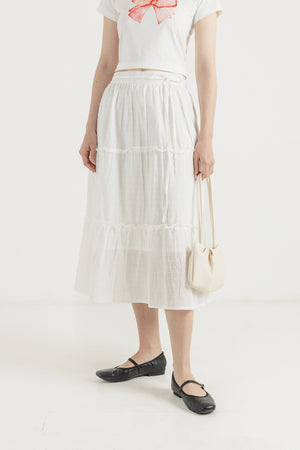 Mae Skirt in White