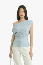 Cadence Top in Blue