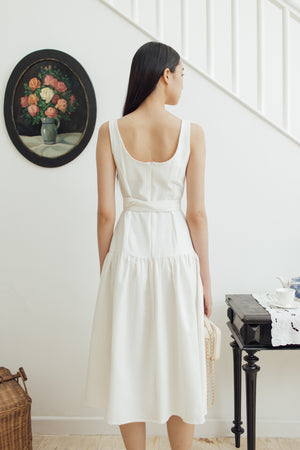 Paula Dress in White