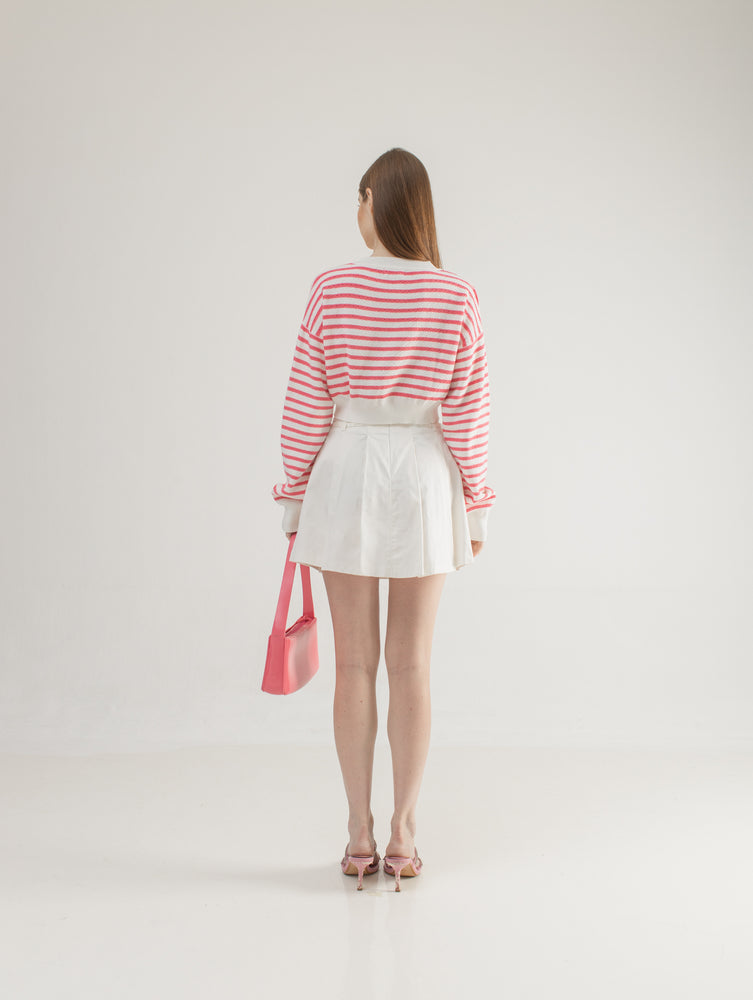 Seoha Top in Stripe Pink