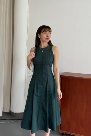 Tessa Dress in Green