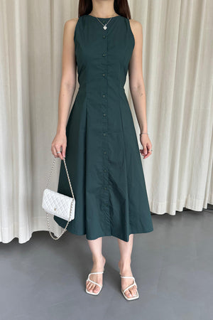 Tessa Dress in Green