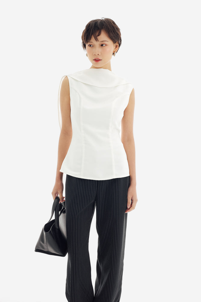 Solene Top in White