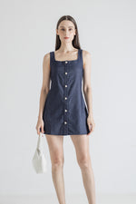 Wina Dress in Indigo