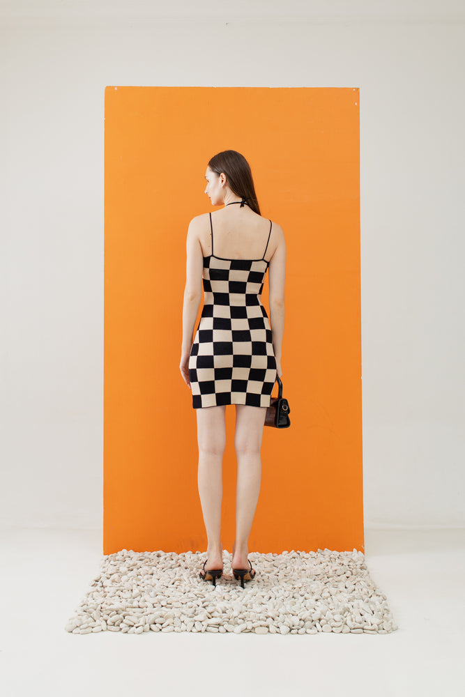 Chae Dress in Checkered