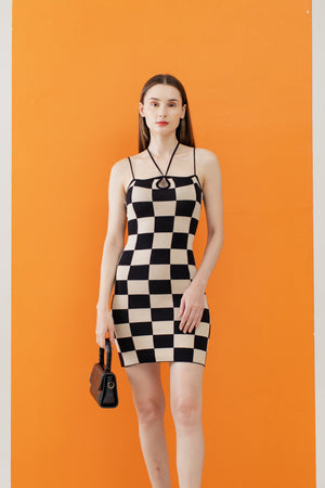 Chae Dress in Checkered