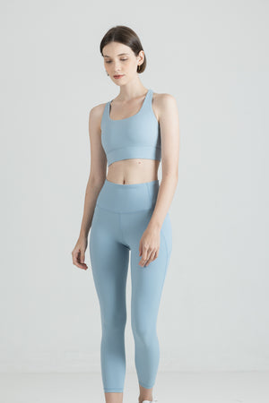 
            
                Load image into Gallery viewer, Energy Sports Bra in Powder Blue
            
        