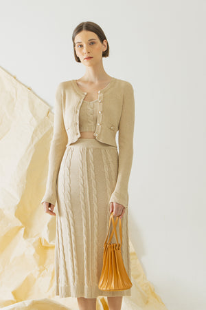 Jiwon Top in Cream